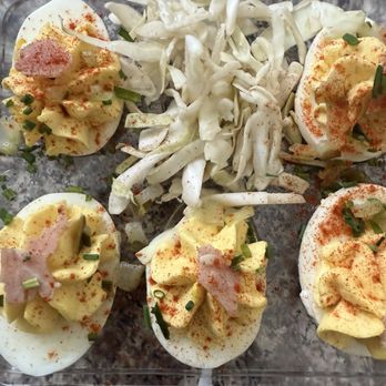 Whistle Britches - Plano - Deviled Farm Eggs - American Near Me - Plano, Texas Whistle Britches - Plano - Deviled Farm Eggs - American Near Me - Plano, Texas
