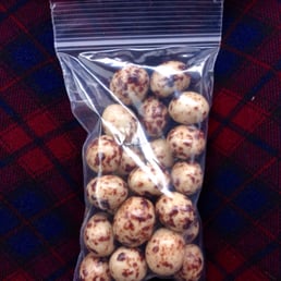 Human Bean chocolate covered espresso beans.