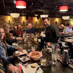 Dinner at the bar? Absolutely! $8.50 Happy Hour 4-6, then stay for dinner, cocktails and a relaxed night at Brugos.