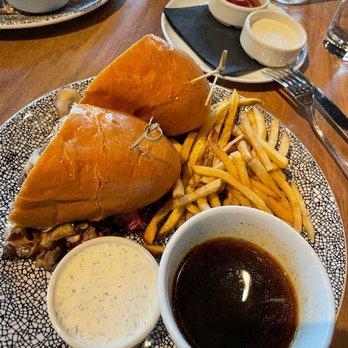 The 908 - Prime Rib Dip Sandwich - New American Near Me - Long Beach, California The 908 - Prime Rib Dip Sandwich - New American Near Me - Long Beach, California