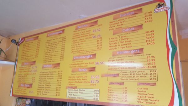 Menu photo 3 Vallarta Taco Shop San Diego, CA