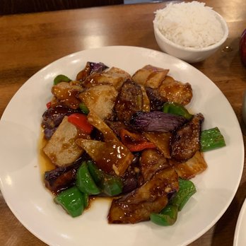 Kungfu Kitchen - Sauteed Potato,Green Pepper and Eggplant - Chinese Near Me - Alexandria, Virginia Kungfu Kitchen - Sauteed Potato,Green Pepper and Eggplant - Chinese Near Me - Alexandria, Virginia