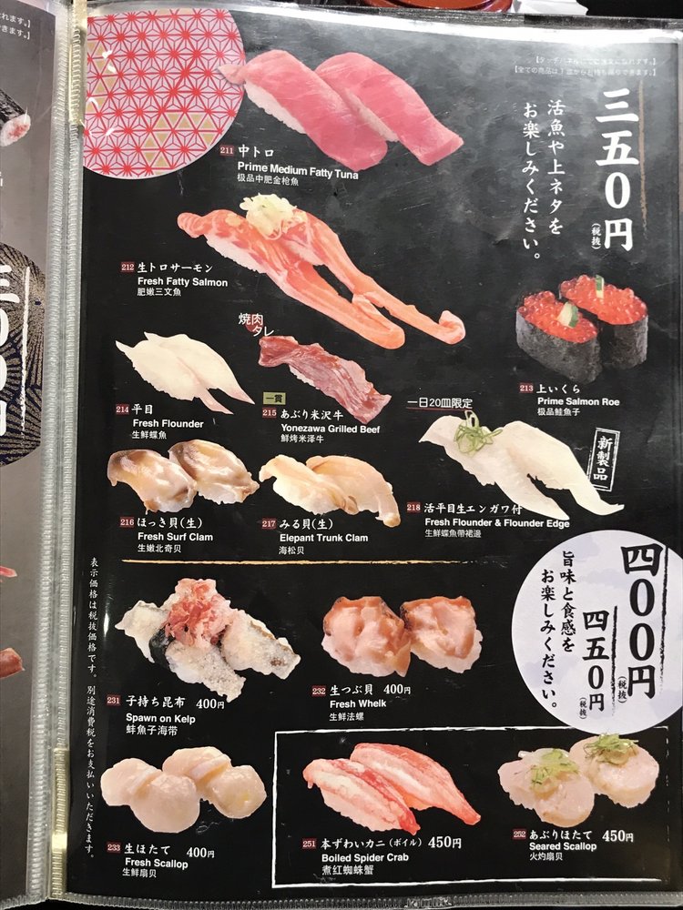 Mawashi Zushi Katsu Midori Granduo Kamata 65 Photos 11 Reviews Conveyor Belt Sushi 蒲田5 13 1 蒲田駅 大田区 東京都 Japan Restaurant Reviews Phone Number