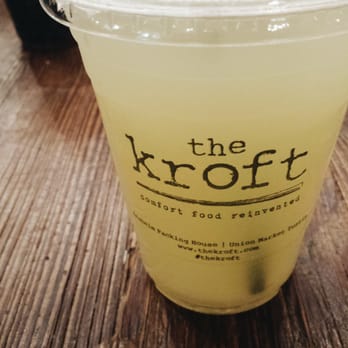 The Kroft - Cucumber mint lemonade. Not my favorite but, it's nice on a hot summer day. - Sandwiches Near Me - Anaheim, California The Kroft - Cucumber mint lemonade. Not my favorite but, it's nice on a hot summer day. - Sandwiches Near Me - Anaheim, California
