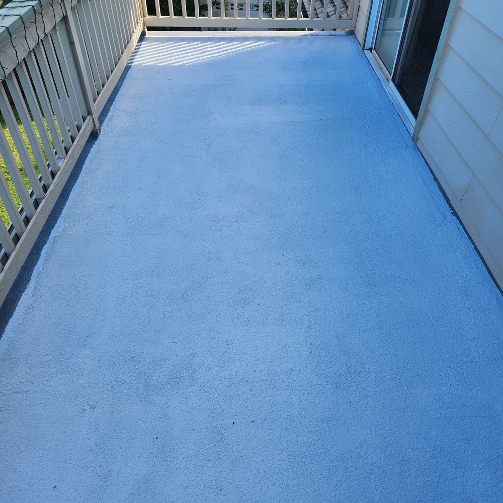 One Stop Rooftop - Resurfaced Balcony deck - Roofing Near Me - Mililani, Hawaii One Stop Rooftop - Resurfaced Balcony deck - Roofing Near Me - Mililani, Hawaii