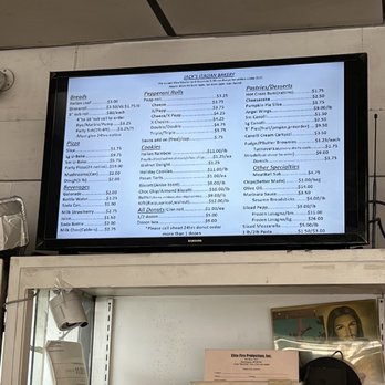 Jack's Italian Bakery - Full menu - Bakeries Near Me - Melvindale, Michigan