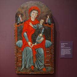Currier Museum of Art - Winter Garden Cafe - This is the oldest piece in the collection from the year 1275