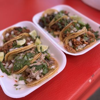 Primo Foods - two plates of tacos on a red table - Grocery Near Me - Oceanside, California Primo Foods - two plates of tacos on a red table - Grocery Near Me - Oceanside, California