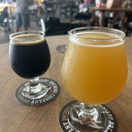 Smoked maple porter and Double NE IPA Smoked maple porter and Double NE IPA