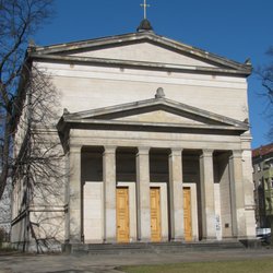 St. Elisabeth-Kirche - Elisabethkirche Berlin-Mitte im März 2018.