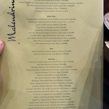 Malendrina Wine Bar - Wine menu - Wine Bars Near Me - Hermosa Beach, California Malendrina Wine Bar - Wine menu - Wine Bars Near Me - Hermosa Beach, California