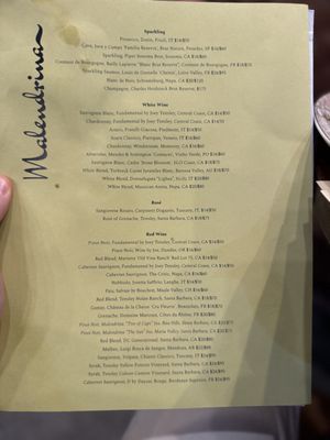 Menu photo 6 Malendrina Wine Bar Hermosa Beach, CA Menu photo 6 Malendrina Wine Bar Hermosa Beach, CA