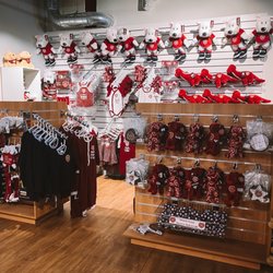 Tynecastle Stadium - Inside the shop. How cute are the kids merch items?!