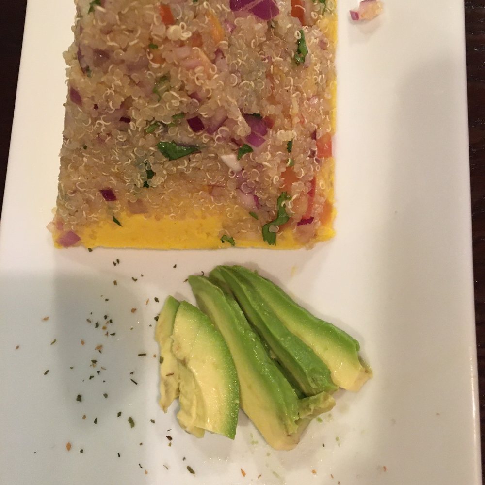 Saxsay - Quinoa salad with a few slices of avocado - Seafood Near Me - Tamarac, Florida