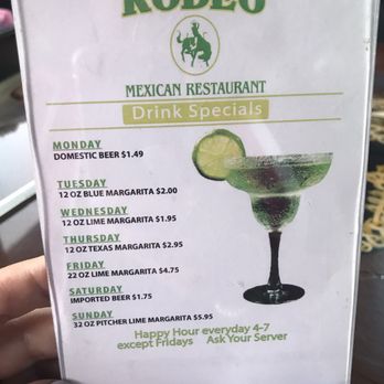 Rodeo Mexican Restaurant - Drink specials - Mexican Near Me - Lake Park, Georgia Rodeo Mexican Restaurant - Drink specials - Mexican Near Me - Lake Park, Georgia
