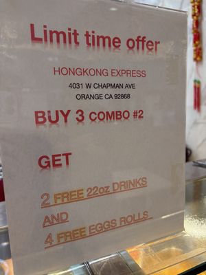 Menu photo 1 Hong Kong Express Orange, CA