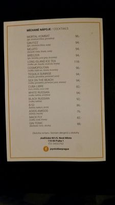 Menu photo 3 Joystick arcade bar Prague, PR