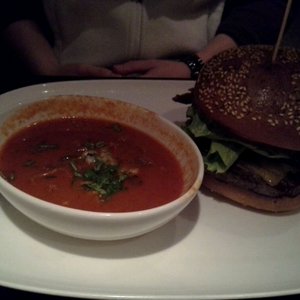 Photo of JOEY Lake Union - Seattle, WA, United States. Bacon cheddar burger