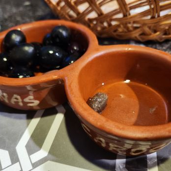 Cambrense Cafe and Restaurant - Complimentary olives - Portuguese Near Me - Hartford, Connecticut Cambrense Cafe and Restaurant - Complimentary olives - Portuguese Near Me - Hartford, Connecticut