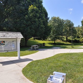 Virginia Welcome Center - This is a view of some green space and picnic tables. Photo taken July 28, 2019. - Visitor Centers Near Me - Bristol, Virginia Virginia Welcome Center - This is a view of some green space and picnic tables. Photo taken July 28, 2019. - Visitor Centers Near Me - Bristol, Virginia