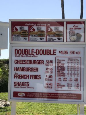 Menu photo 4 In-N-Out Burger Tracy, CA