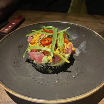 Eureka! - Ahi Poke Stack - American Near Me - Las Vegas, Nevada Eureka! - Ahi Poke Stack - American Near Me - Las Vegas, Nevada
