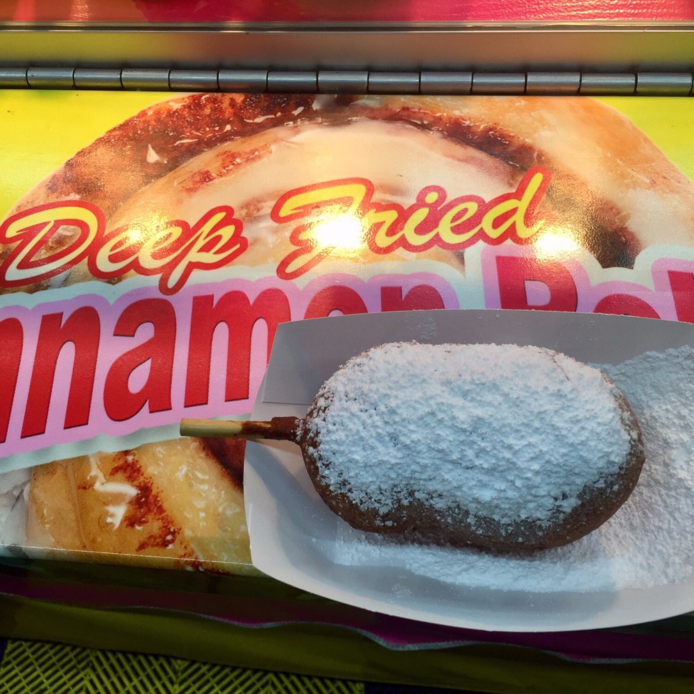 Arizona State Fair - Deep fried cinnamon roll - Amusement Parks Near Me - Phoenix, Arizona Arizona State Fair - Deep fried cinnamon roll - Amusement Parks Near Me - Phoenix, Arizona