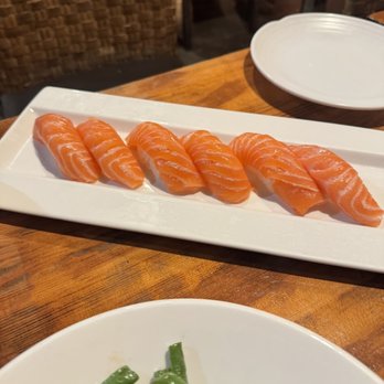 Genghix - salmon nigiri - Sushi Bars Near Me - Castro Valley, California