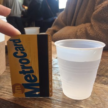 Eggslut - Water cup (metro card for size reference) - Breakfast & Brunch Near Me - Los Angeles, California Eggslut - Water cup (metro card for size reference) - Breakfast & Brunch Near Me - Los Angeles, California