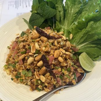 Bhan Mae Vane - Nam Khao (Crispy Rice Salad) - Thai Near Me - Alameda, California