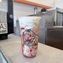 Strawberry Matcha Latte Strawberry Matcha Latte