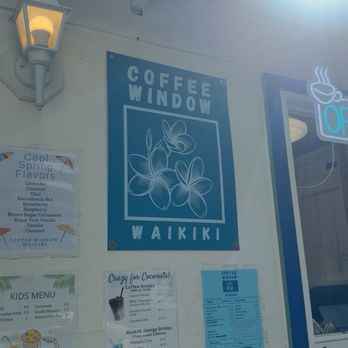 Coffee Window Waikiki - Area where the menu is and where you order from. Ask about specials. - Coffee & Tea Near Me - Honolulu, Hawaii