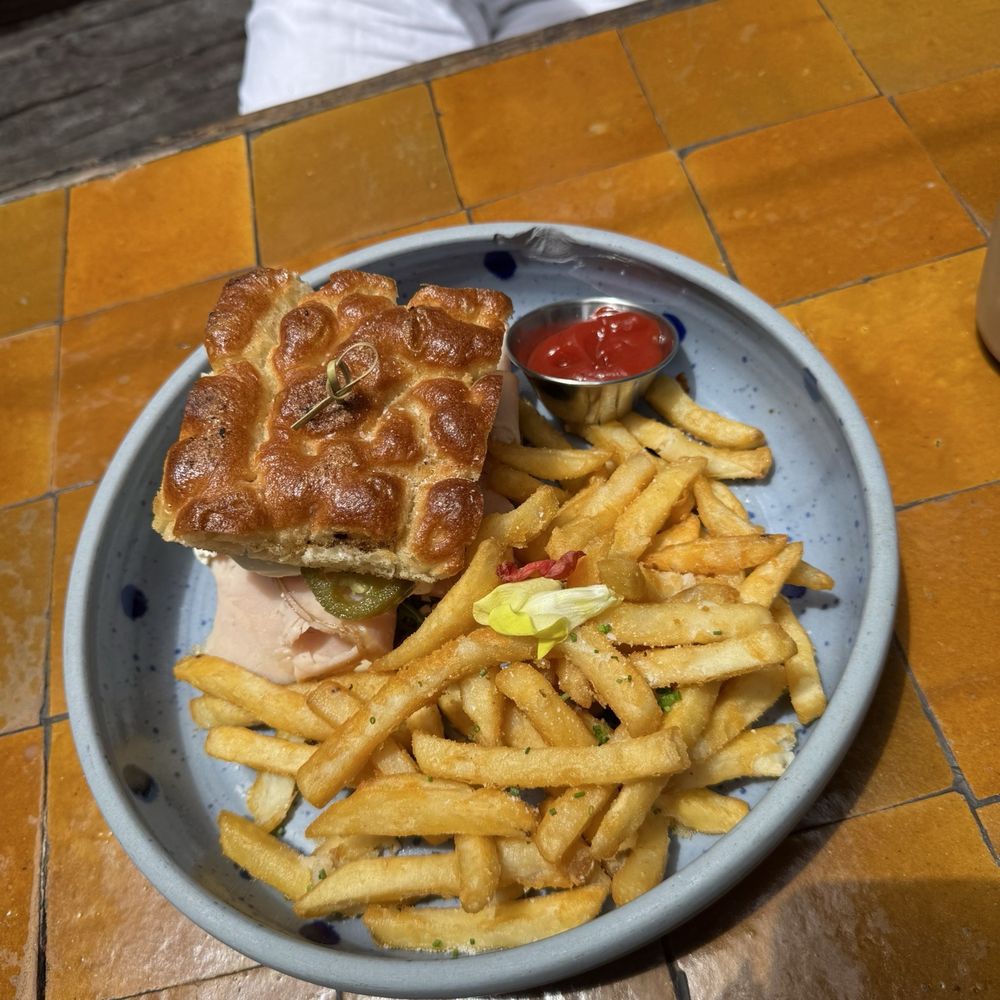 Turkey focaccia sando Turkey focaccia sando