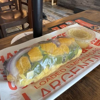 Loaded Empanadas - Tropical spring roll - Tapas/Small Plates Near Me - Las Vegas, Nevada Loaded Empanadas - Tropical spring roll - Tapas/Small Plates Near Me - Las Vegas, Nevada