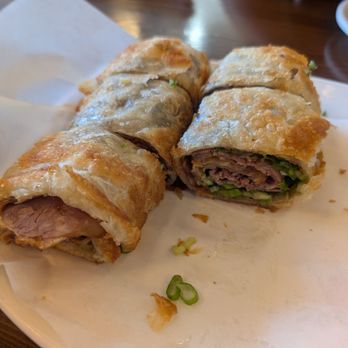 Juicy Dumpling Factory - Beef rolls (I took one before the photo ) - Chinese Near Me - Cypress, California Juicy Dumpling Factory - Beef rolls (I took one before the photo ) - Chinese Near Me - Cypress, California