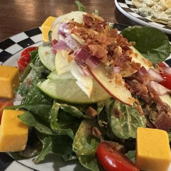 Cap City Fine Diner and Bar - Two Apple Spinach Salad - Diners Near Me - Columbus, Ohio Cap City Fine Diner and Bar - Two Apple Spinach Salad - Diners Near Me - Columbus, Ohio