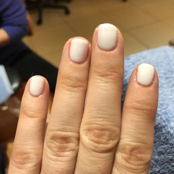 Elegant Nails & Spa - I wanted simple short white mani and she delivered :) - Nail Salons Near Me - Houston, Texas Elegant Nails & Spa - I wanted simple short white mani and she delivered :) - Nail Salons Near Me - Houston, Texas