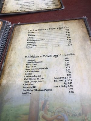 Menu photo 4 Nuevo Leon Restaurant Chicago, IL