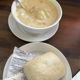 Soup of the day - cream of potato