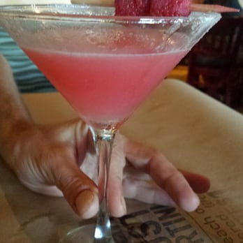 Bonefish Grill - Yummy red raspberry martini from the lovely martini menu - Seafood Near Me - Lancaster, Pennsylvania