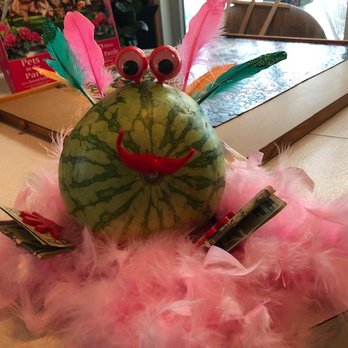 Hobby Lobby - decorated birthday melon compliments of Hobby Lobby - Arts & Crafts Near Me - Sterling Heights, Michigan