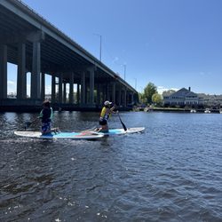 Sea Kayak Connecticut - Finally got out from under the bridge!