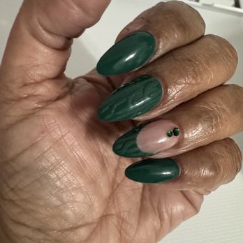 Nails by Normalinares - Acrylic Refill with Gel Polish and Sweater Design - Nail Salons Near Me - Cutler Bay, Florida