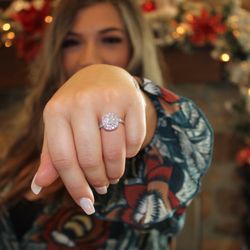Geoffrey's Diamonds & Goldsmith - 3 ct. cushion cut Henri Daussi