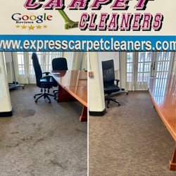 Express Carpet Cleaners - From well used, birthday celebrated, coffee spilled carpet .... to .... Fresh and Clean!