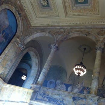 Boston Public Library - Main Foyer, Grand Staircase - Libraries Near Me - Boston, Massachusetts