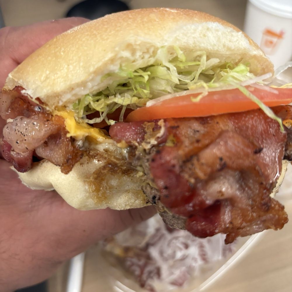 Turkey bacon burger Turkey bacon burger