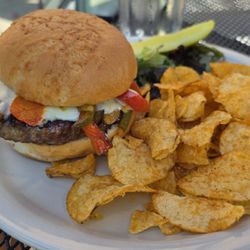 Winchester & Rye - Cajun burger on gluten-free bun