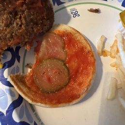 No extra pickles and no onions at all when I ordered extra No extra pickles and no onions at all when I ordered extra