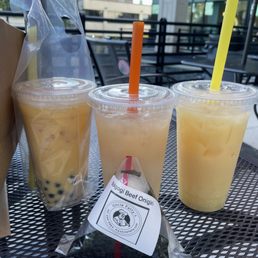 Bulgogi Beef Onigiri  Mango Yogurt Lychee Yogurt